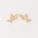 Arete Mariposa Nácar - AR40006