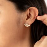 Arete Mariposa Nácar - AR40006 - Imagen 2