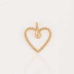 Dije Corazón Calado Oro 18k