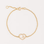Pulsera Corazones Oro 18k