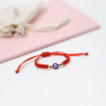 Pulsera Catalina Turca Engastada Para Bebé - Ojo Azul