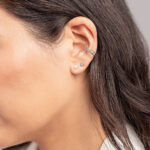 Earcuff Lazo Plateado - Imagen 2