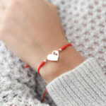 Pulsera Lia Snake rojo - Corazón mapa del Perú calado * - Imagen 2