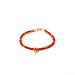 Pulsera Rafaella Tonos Rojos - Libélula