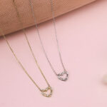 Collar Corazón Calado Puntos Luz - Imagen 2