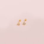 Aretes Corazón de Cristal