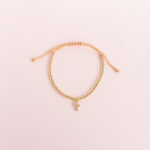 Pulsera Sole Esfera Hilo Cruz Strass