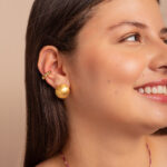 Aretes Bomb Dorado - Imagen 2