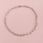 Collar Clips Dominó Plateado