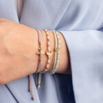 Pulsera Julieta Triple Corazón Strass Mini - Imagen 2