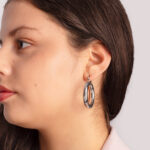 Argollas Lua Clásico Plateado - Imagen 3