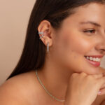 Earcuff Adina Plateado - Imagen 2