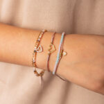 Pulsera Rafaella Corazón Calado Strass C74 - Imagen 2