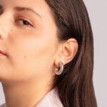 Argollas Arenada Plateada - Imagen 3