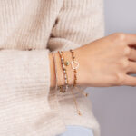 Pulsera Zoe Nature Tierra - Corazón Calado Plata - Imagen 2