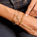 Pulsera Rafaella Nature - Corazón Mini Strass - Imagen 2