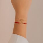 Pulsera Corazones Oro 18k - Imagen 2