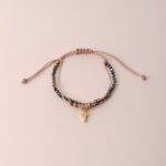 Pulsera Isabella Lila Tornasol - Cruz