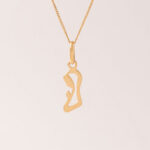 Collar Virgin Silhouette Oro 18k