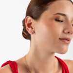 Argollas Flor Strass - AG30016 - Imagen 2