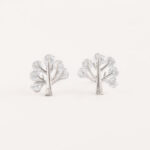 Aretes Árbol Punto Strass - AR20002